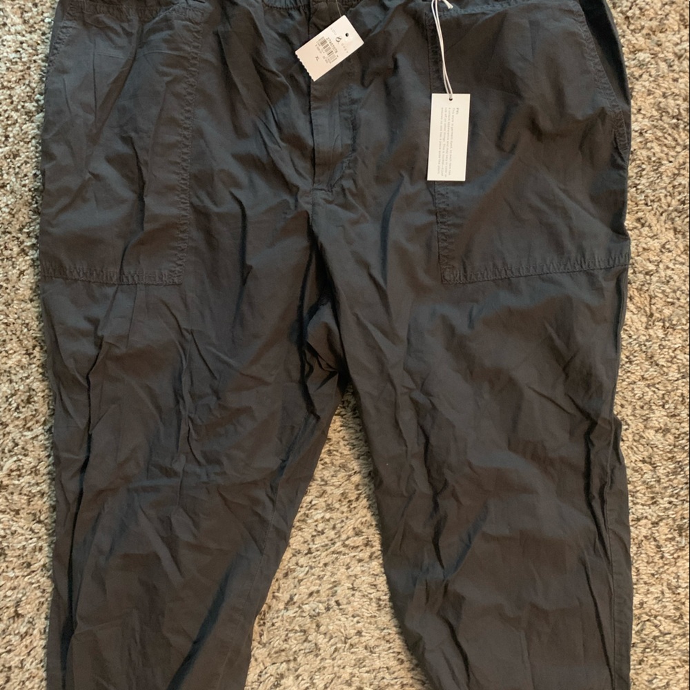 NWT Lou and Grey/Loft Grey cotton pant